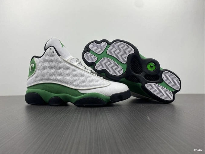 Bmlin Shoes White DB6537- Green Retro Lucky Jordan Trendy 4172 13 1013